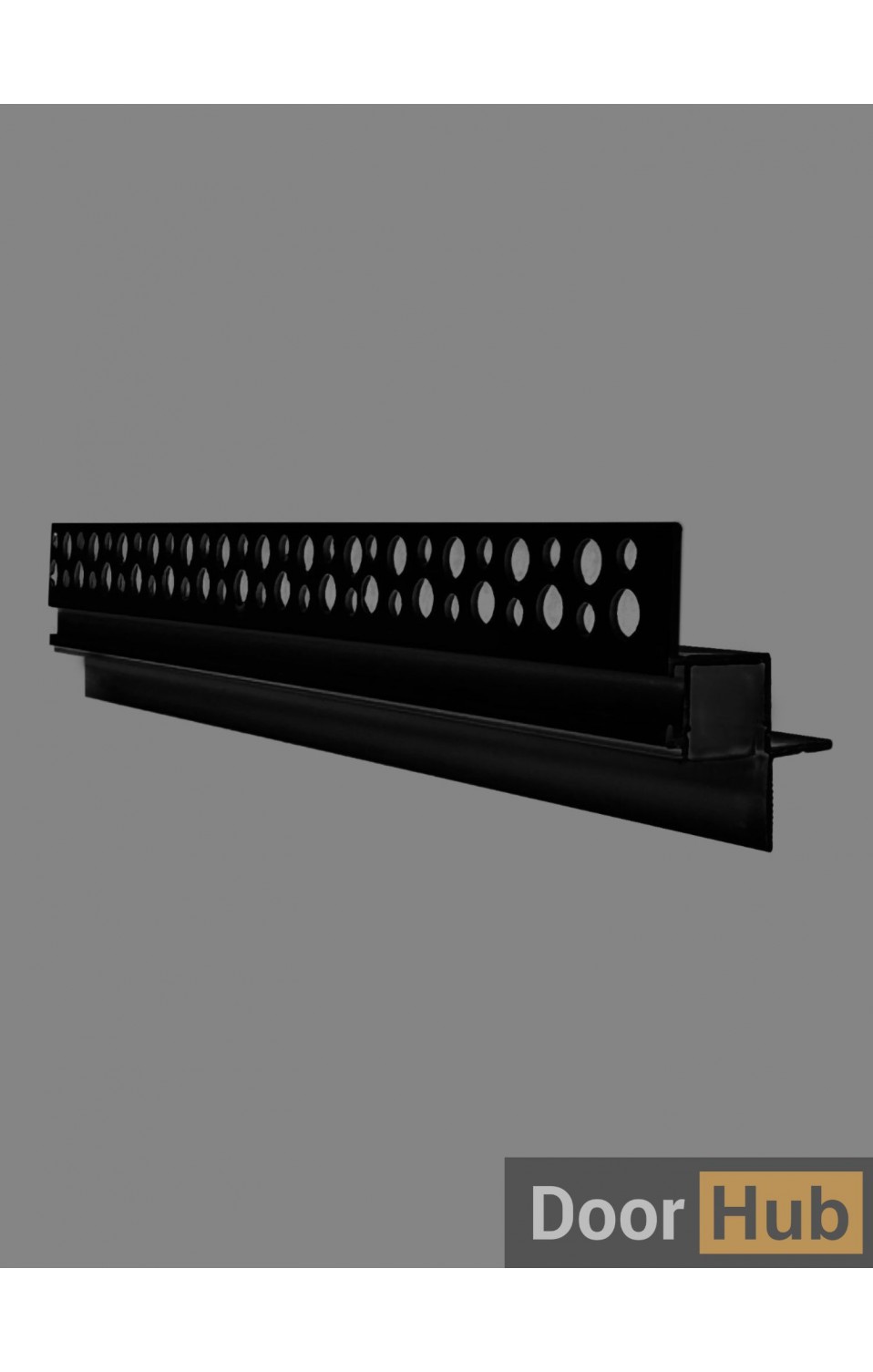 Black Standard LED Shadow Gap Profile – Ceiling Lighting Solution for Developers UAE